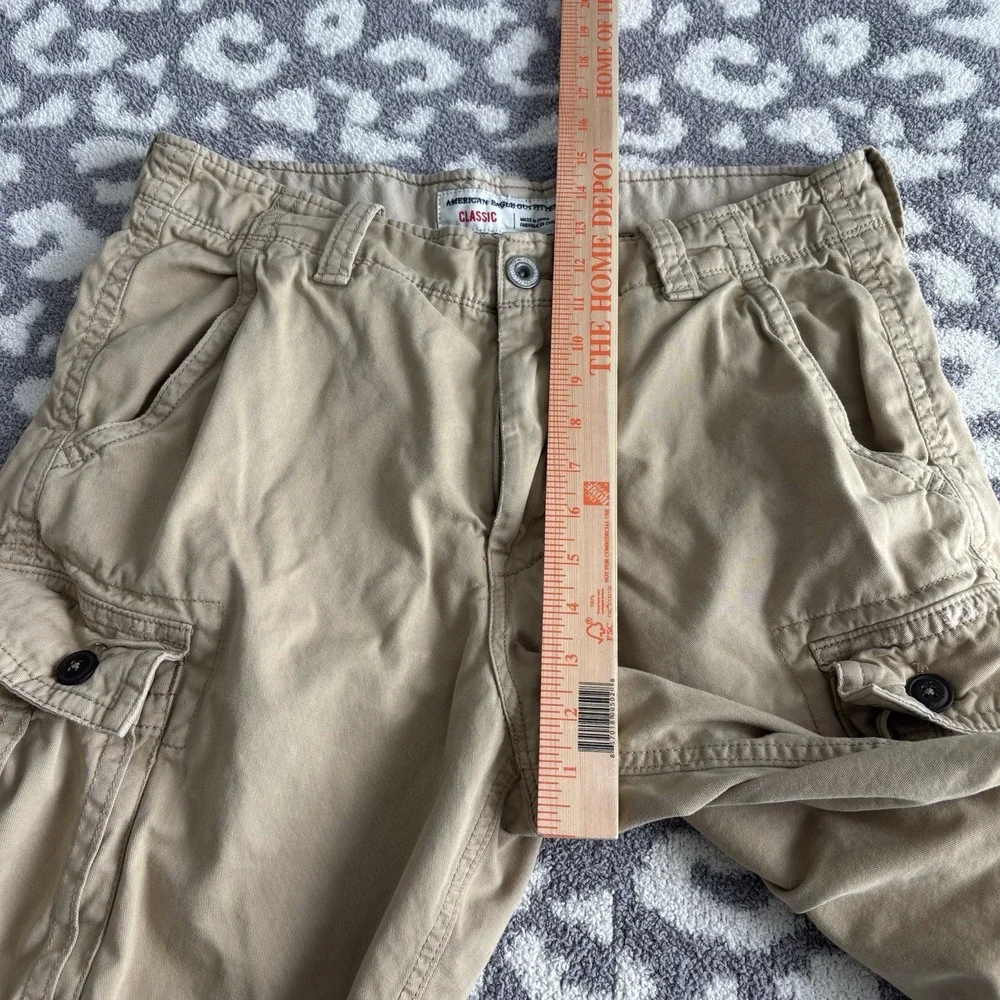 American Eagle | Cargo Shorts Men's Size 34 Khaki Beige Classic Y2K